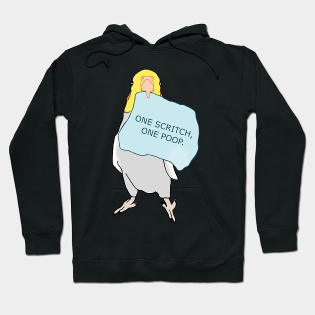 one scritch one poop Hoodie by FandomizedRose